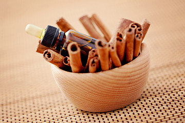 Image showing cinnamon aromatherapy