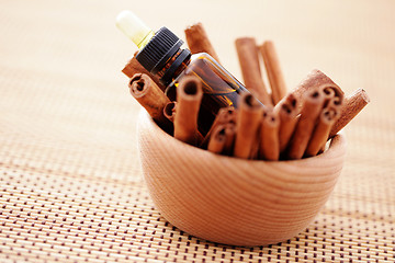 Image showing cinnamon aromatherapy