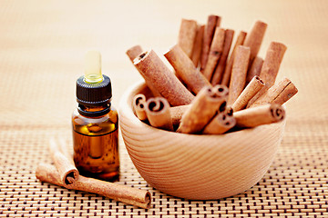 Image showing cinnamon aromatherapy