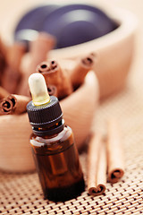 Image showing cinnamon aromatherapy