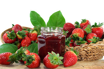 Image showing Strawberry jam