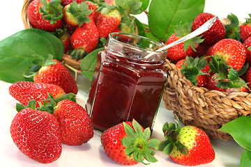 Image showing Strawberry jam