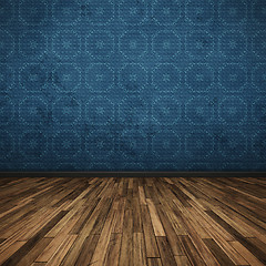 Image showing floor dark blue