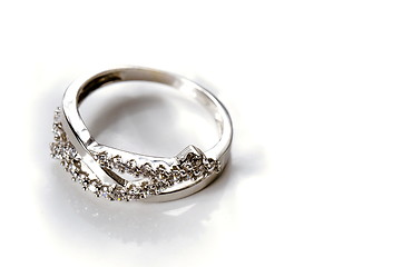 Image showing White gold Ring