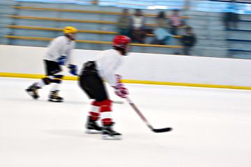 Image showing Hockey Players On the Ice