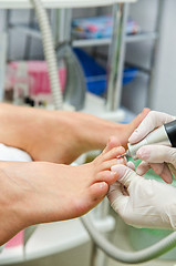 Image showing pedicure