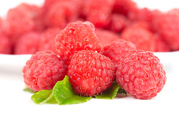 Image showing fresh raspberry