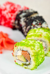 Image showing sushi rolls