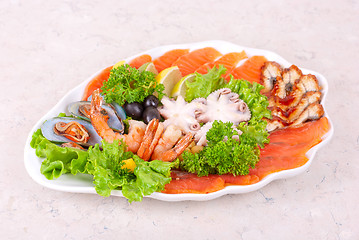 Image showing Seafood salad