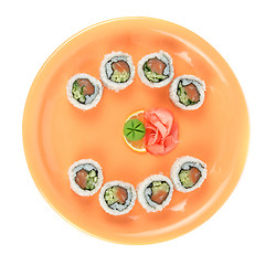 Image showing sushi