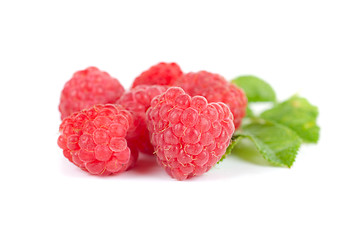 Image showing fresh raspberry