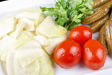 Image showing pickled vegetables