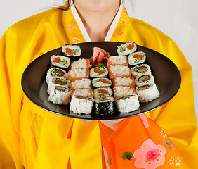 Image showing sushi