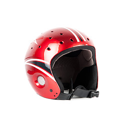 Image showing skier helmet