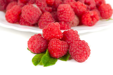 Image showing fresh raspberry