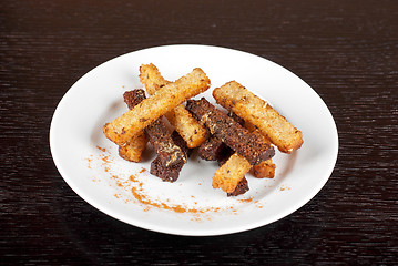 Image showing Rusk with garlic