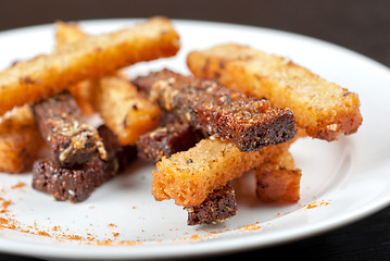 Image showing Rusk with garlic