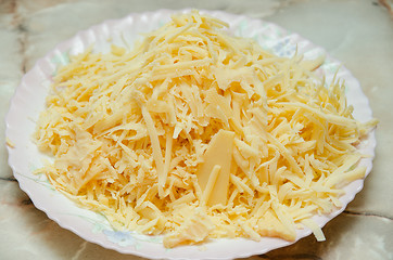 Image showing grated cheese