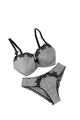 Image showing Black and white lingerie