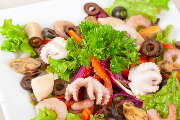 Image showing Seafood salad