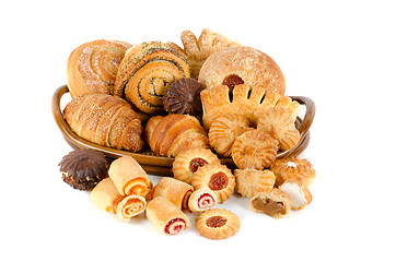 Image showing Bakery foodstuffs set