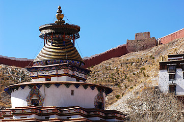 Image showing Ancient lamasery in Tibet