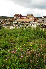 Image showing Landscape of a famous lamasery