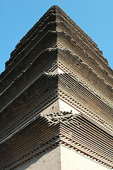 Image showing Details of an ancient pagoda 