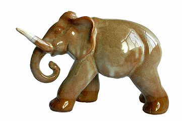 Image showing Porcelain elephant