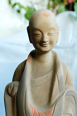 Image showing Smiling buddha sculpture