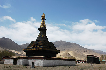 Image showing Lamasery in Tibet