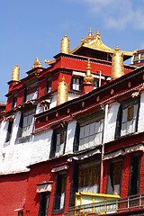 Image showing Lamasery in Tibet