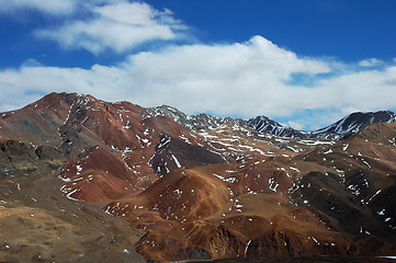 Image showing Landscape of mountains