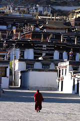 Image showing Landmarks of a Tibetan lamasery