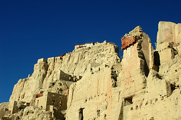 Image showing Ancient castle in Tibet