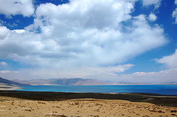 Image showing Landscape in the highlands of Tibet