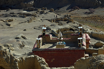 Image showing Ancient castle in Tibet