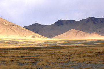 Image showing Landscape of mountains