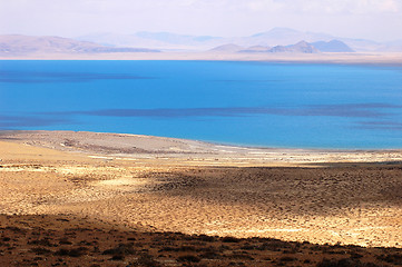 Image showing Landscape in the highlands of Tibet