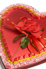 Image showing valentine's day heart box of candy