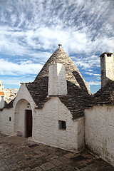 Image showing classic trullo in alberobello