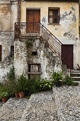 Image showing street view in scalea italy