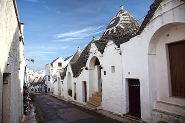 Image showing trulli in alberobello