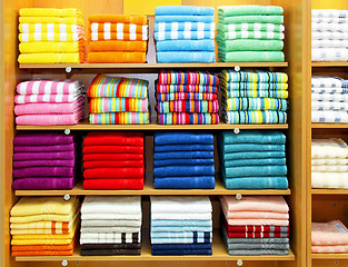 Image showing Color towels