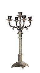 Image showing Silver candleholder