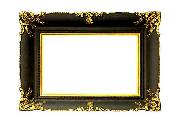 Image showing Frame with gold