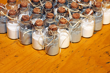 Image showing Small jars