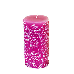 Image showing Purple candle