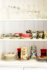 Image showing Vintage tableware