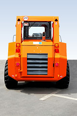 Image showing Small digger rear